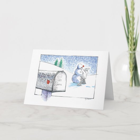 Die Briefkastenkarte - horizontal Karte (Vorderseite)