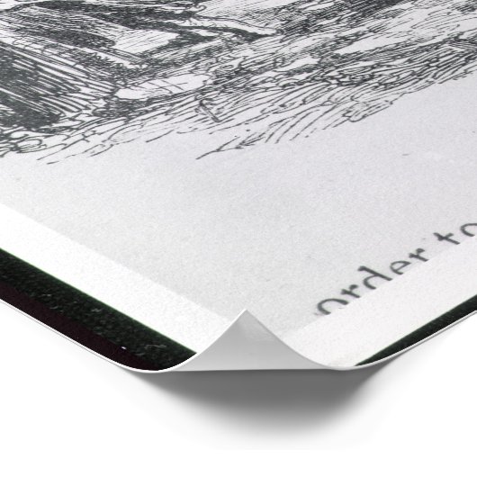 Die Briefmarke Act Riots in Boston Poster (Ecke)