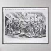 Die Briefmarke Act Riots in Boston Poster (Vorne)