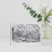 Die Briefmarke Act Riots in Boston Postkarte (Stehend Vorderseite)