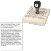 Die Briefmarke aus Gusseisstoff ist modern und ein Gummistempel (Stempel)