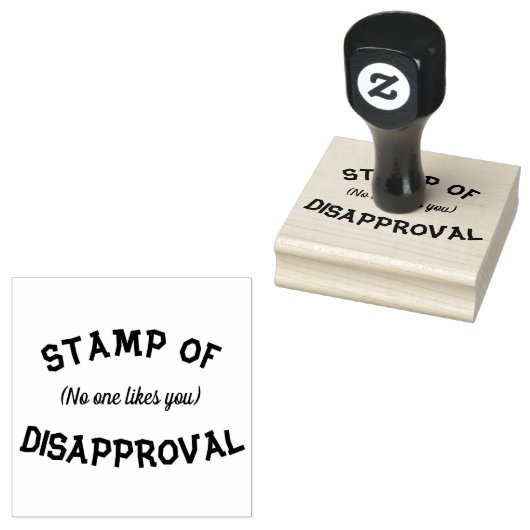 Die Briefmarke der Ablehnung Gummistempel (Stempel)