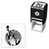 Die Briefmarke der Freiheit Permastempel (Beispiel)