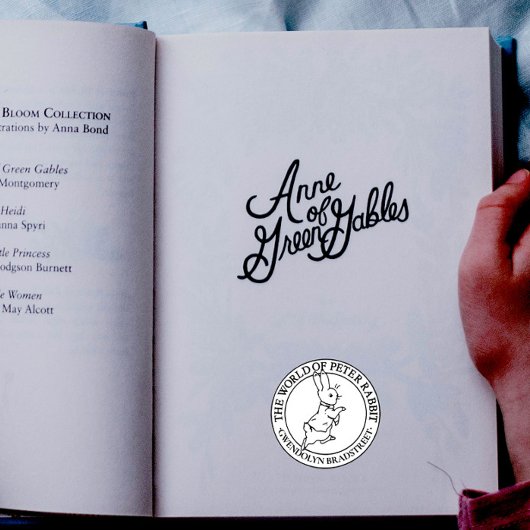 Die Briefmarke der Holzkunst Peter Rabbit Gummistempel