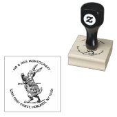 die Briefmarke der Rücksendeadresse des weißen Kan Gummistempel (Stempel)