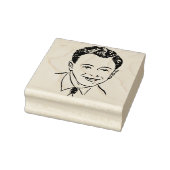 Die Briefmarke des Gesichtes macht die Briefmarke Gummistempel (Stempel)