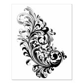 Die Briefmarke Gummi wirbeln 4x5 Gummistempel (Prägung)