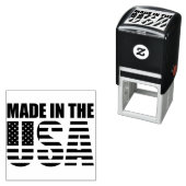 Die Briefmarke "Made in USA" Permastempel (Beispiel)