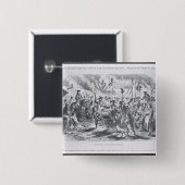 Die Briefmarken-Taten-Aufstände in Boston Button (Vorne & Hinten)
