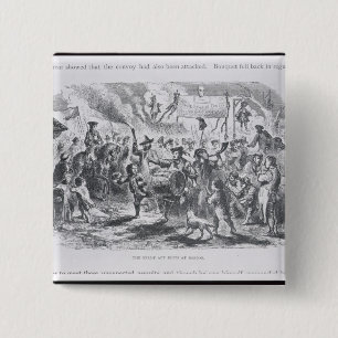 Die Briefmarken-Taten-Aufstände in Boston Button