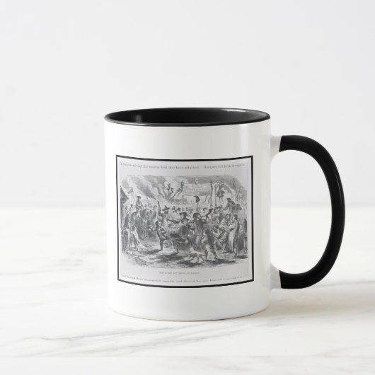 Die Briefmarken-Taten-Aufstände in Boston Tasse (Rechts)