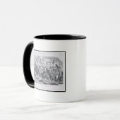 Die Briefmarken-Taten-Aufstände in Boston Tasse (Vorderseite Links)