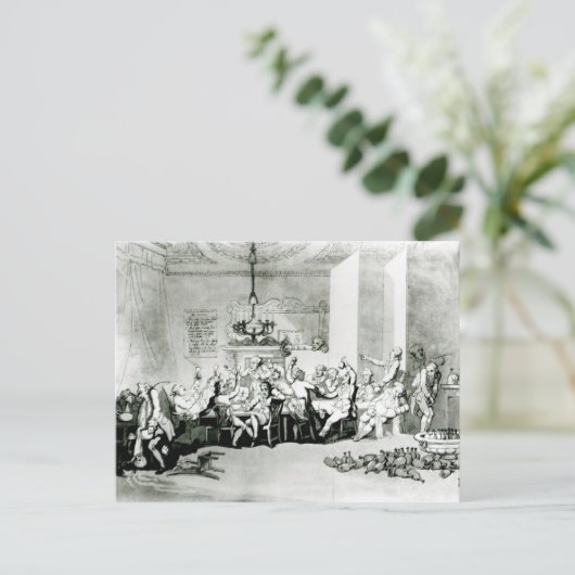 Die Briten, 1801 Postkarte (Stehend Vorderseite)