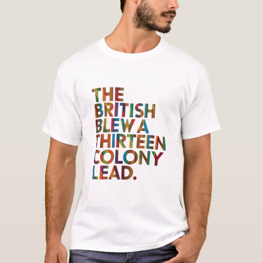 Die Briten brachten ein dreizehnköpfiges Lead T-Shirt (Vorderseite)