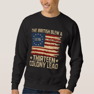 Die Briten brachten eine 13 Kolonie Lead Patriotic Sweatshirt