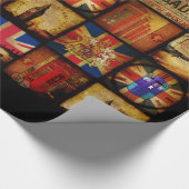 Die Briten sind kommendes Packpapier (Ecke)