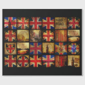 Die Briten sind kommendes Packpapier (Flach)