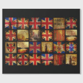 Die Briten sind kommendes Packpapier (Flach)