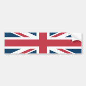 Die britische Flagge Union Jack Autoaufkleber (Vorne)