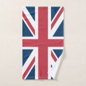 Die britische Flagge Union Jack Badhandtuch Set (Handtuch)