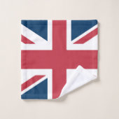 Die britische Flagge Union Jack Badhandtuch Set (Waschlappen)