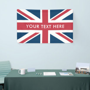 Die britische Flagge Union Jack Banner