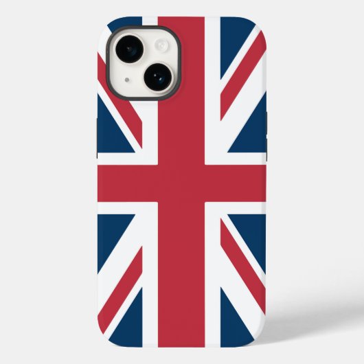 Die britische Flagge Union Jack Case-Mate iPhone Hülle (Rückseite)