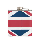 Die britische Flagge Union Jack Flachmann (Rückseite)