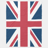 Die britische Flagge Union Jack Fleecedecke (Vorderseite)