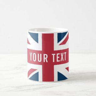 Die britische Flagge Union Jack Kaffeetasse