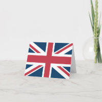 Die britische Flagge Union Jack Karte