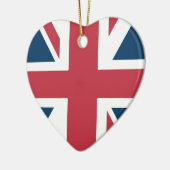 Die britische Flagge Union Jack Keramik Ornament (Links)