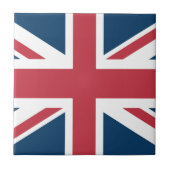 Die britische Flagge Union Jack Keramikfliese (Vorderseite)