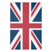 Die britische Flagge Union Jack Mini Klemmbrett (Rückseite)