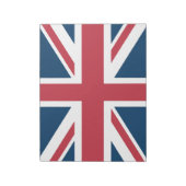 Die britische Flagge Union Jack Notizblock (Rotiert)