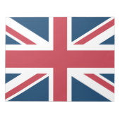 Die britische Flagge Union Jack Notizblock (Vorderseite)