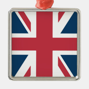 Die britische Flagge Union Jack Ornament Aus Metall