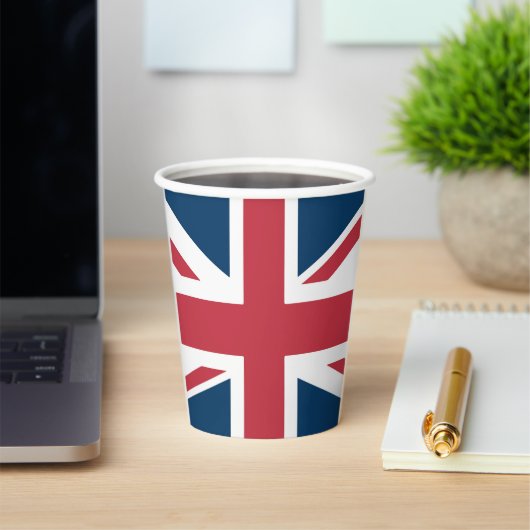Die britische Flagge Union Jack Pappbecher (InSitu)