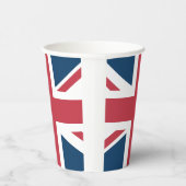 Die britische Flagge Union Jack Pappbecher (Rechts)