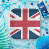 Die britische Flagge Union Jack Pappteller (Party)