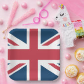 Die britische Flagge Union Jack Pappteller (Party)