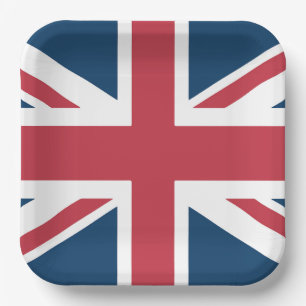 Die britische Flagge Union Jack Pappteller