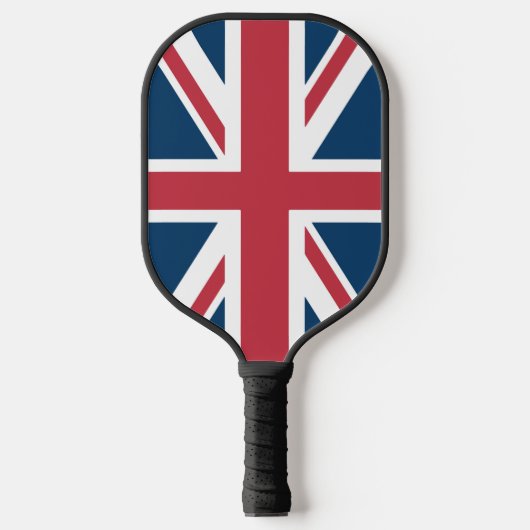 Die britische Flagge Union Jack Pickleball Schläger (Vorderseite)