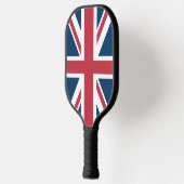 Die britische Flagge Union Jack Pickleball Schläger (Links)
