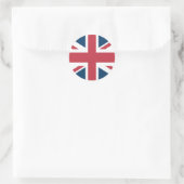 Die britische Flagge Union Jack Runder Aufkleber (Tasche)