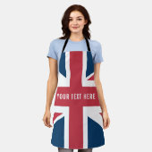 Die britische Flagge Union Jack Schürze (Getragen)