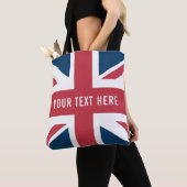 Die britische Flagge Union Jack Tasche (Von Nahem)