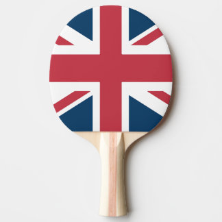 Die britische Flagge Union Jack Tischtennis Schläger
