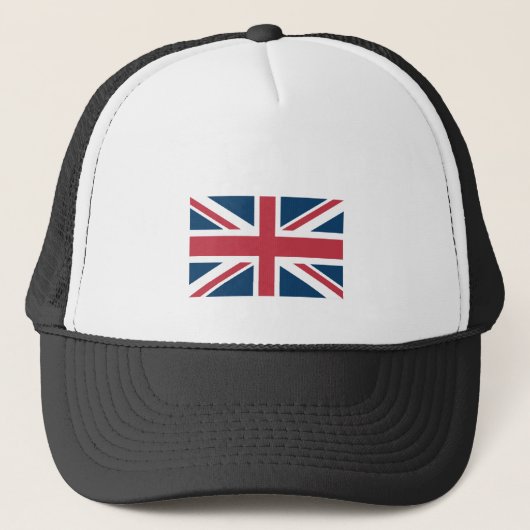 Die britische Flagge Union Jack Truckerkappe (Vorderseite)