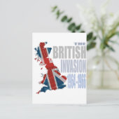 Die britische Invasion 1964-1966 Postkarte (Stehend Vorderseite)